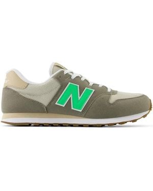 New Balance 500 Trainers Shoes Dockside Gm500Tpg - Green