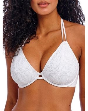 Freya Nomad Nights Halterneck Bikini Top - White