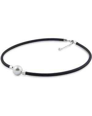 Perlas Mallorca Portopetro Witte Choker Ft-upnf-jv2e Voor - Metallic