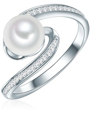 Valero Pearls Sterling Ring - Blue
