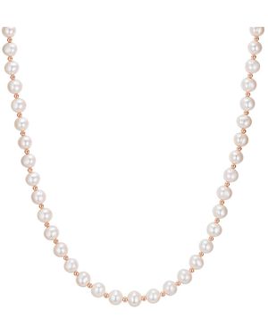 Valero Pearls Necklace Sterling - Metallic