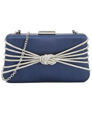 SVNX Satin Diamante Knot Detail - Blue
