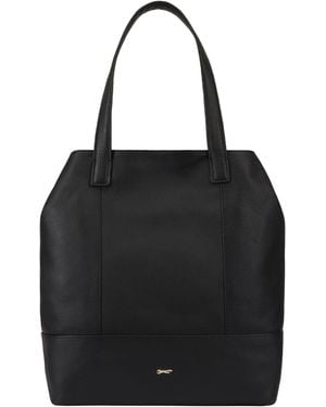 Paul Costelloe Namib Leather Shoulder Bag - Black
