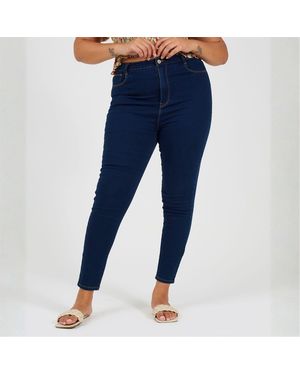 Brave Soul High Rise Skinny Fit Jeans - Blue