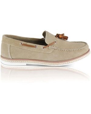 Silver Street London Milford Loafers Sand - White