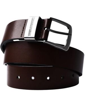 Lambretta Leather Lined Belt (Dark) - Black