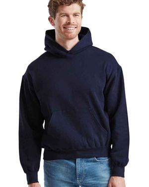Fruit Of The Loom Superkatoenen Katoenen Hoodie (deep Navy) - Blauw