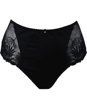 Pour Moi 7718 St Tropez High Waisted Deep Brief - Black