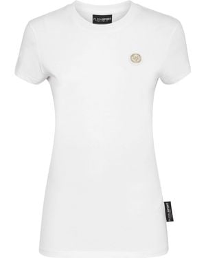 Philipp Plein T-shirt Ronde Hals Statement - Wit