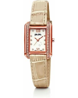 Folli Follie Ladies Watch Quartz Stainless Steel - White