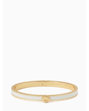 Kate Spade Thin Enamel Bangle - Natural