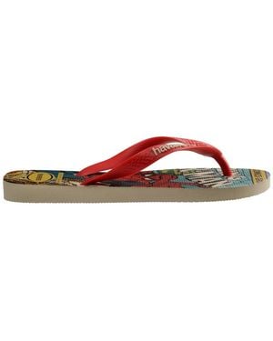 Havaianas Hav. Top Marvel Classics Blac Flip Flops Adults - Brown
