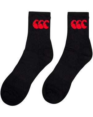 Canterbury Logo Crew Socks Cotton - Blue