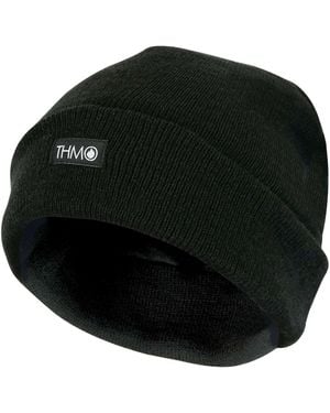 THMO Outdoor Thermal Knitted 40G 3M Thinsulate Lined Beanie Hat - Black