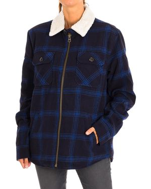 Le Temps Des Cerises Padded Jacket With Lined Interior Hflorentin000Ml172 - Blue