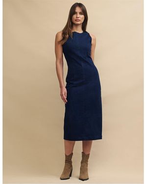 Nobody's Child Nobodys Farringdon Midi Bodycon Dress - Blue