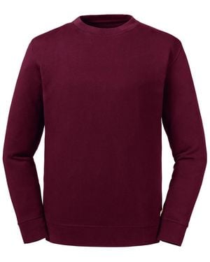Russell Adult Reversible Organic Sweatshirt - Purple