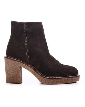 Shoon 'Sh Casero' Suede Ankle Boot - White
