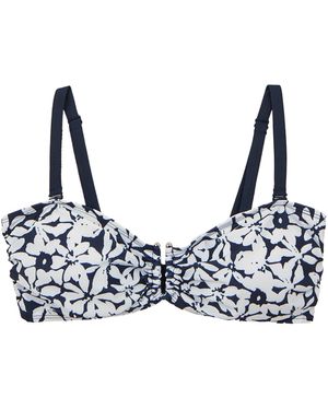 Regatta Aceana Iii Gebloemd Bikinitopje (marine / Wit) - Blauw