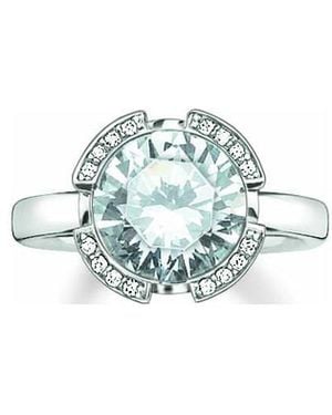 Thomas Sabo Tr2038-051-14-54 Ladies Ring Sterling - Blue