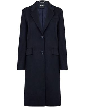 BOSS Catara Formal Coat - Blue