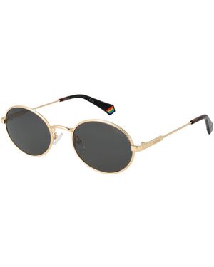 Polaroid Gold Metal Sunglasses - Metallic