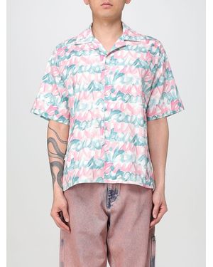 Bonsai Abstract Print Short Sleeve Shirt - White
