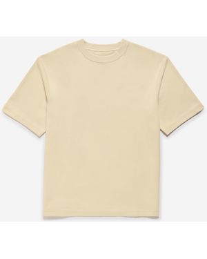 Oliver Sweeney Relaxed Fit 240Gsm Cotton Jersey Tee - Natural