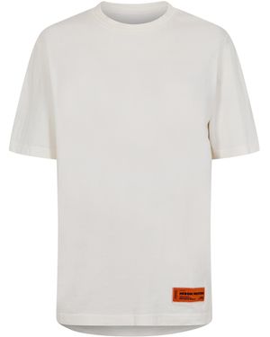 Heron Preston Regular-Fit Logo Recycled Cotton T-Shirt - White