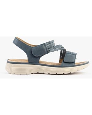Dr Keller Gina Sandals Textile - Blue