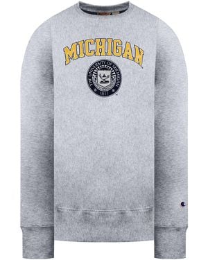 Champion Michigan Jumper Cotton - Grey