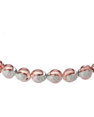 Orphelia 'Jada' 925 Sterling Bracelet - Pink