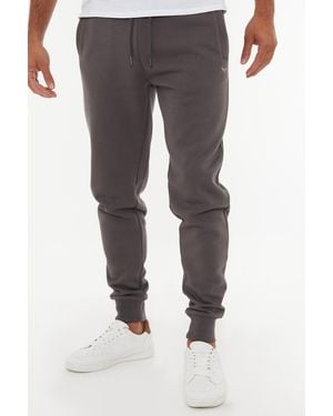 Threadbare 'Cotton Blend 'Trifoliate' Joggers - Grey
