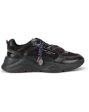 Kurt Geiger Leather Royston Trainer Trainers - Black
