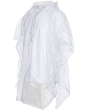 Trespass Adults Festival Packaway Poncho - White