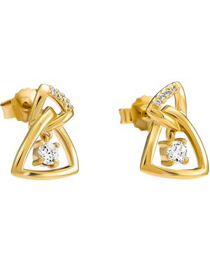 Orphelia 'Santorini' 925 Sterling Drop Earrings - Metallic