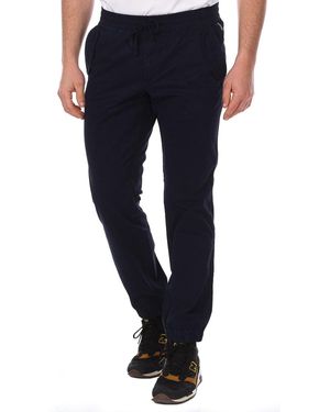 Napapijri Maree Long Trousers With Adjustable Drawstring And Elastic Hems Np0A4E2Y - Blue