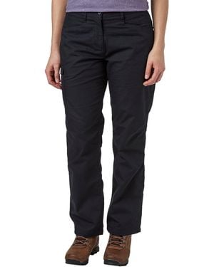 Peter Storm Ramble Water Resistant Lined Walking & Hiking Trousers For Cold Weather - Blue