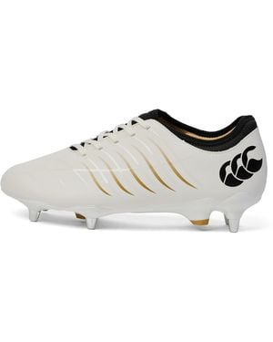 Canterbury Phoenix 2.0 Team Soft Ground Rugby Boots - White