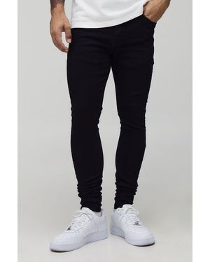 BoohooMAN Super Skinny Stretch Jean - Blue