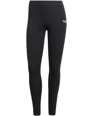 adidas Essentials 3 Stripe Leggings - Black