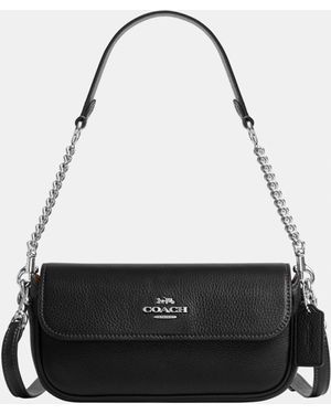 COACH Hailey Flap Bag - Black