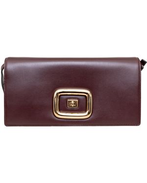 Roger Vivier Viv' Choc Crossbody Bag - Purple