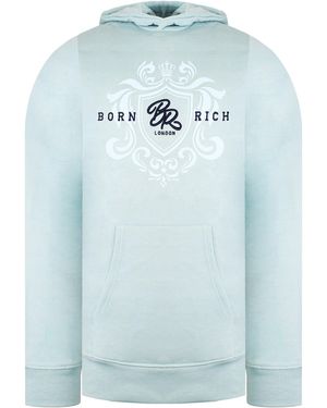Born Rich Jairo Surf Hoodie Cotton - Blue