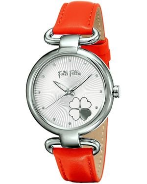 Folli Follie Ladies Watch Quartz Steel - Red