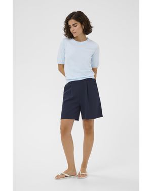 Kaffe Short Kaphoebe Short Regular Fit - Blauw