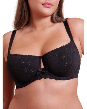 Curvy Kate Flora Balcony Bra - Black