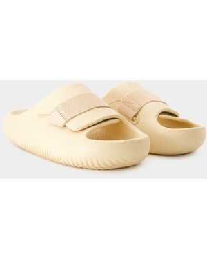 Crocs™ Mellow Luxe Recovery Sandals - Natural