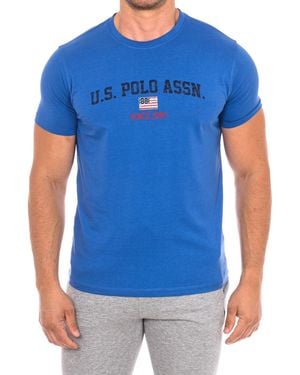 U.s Polo Short Sleeve T-Shirt 66893 - Blue