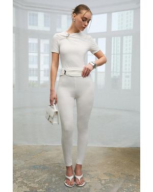 Grimelange Close-Fit Pull-On Leggings - Grey